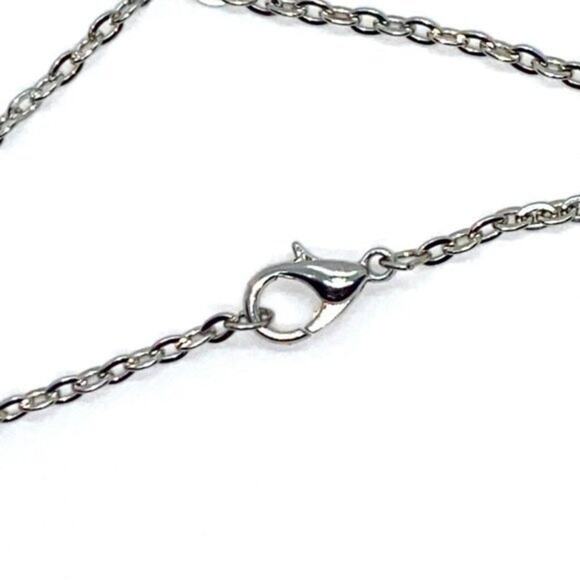 ELSA Frozen Heart Silver-Tone Pendant Necklace - Picture 5 of 5